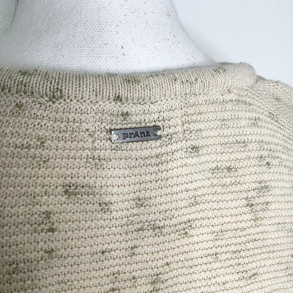Prana Crystal Beach Baja Style Hooded Sweater Kangaroo Pocket XS - Picture 5 of 8
